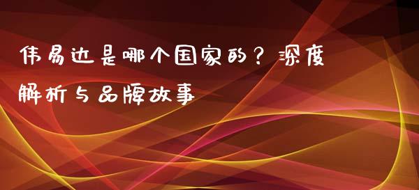 伟易达是哪个国家的？深度解析与品牌故事_https://cj001.lansai.wang_财经百问_第1张