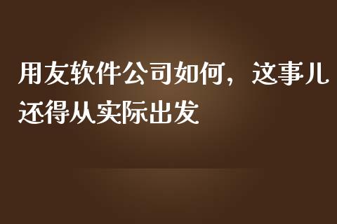 用友软件公司如何，这事儿还得从实际出发_https://cj001.lansai.wang_保险问答_第1张