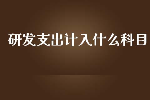 研发支出计入什么科目_https://cj001.lansai.wang_会计问答_第1张