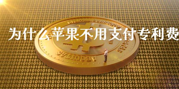 为什么苹果不用支付专利费_https://cj001.lansai.wang_金融问答_第1张