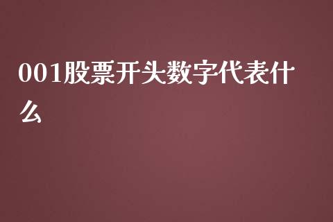 001股票开头数字代表什么_https://cj001.lansai.wang_期货问答_第1张