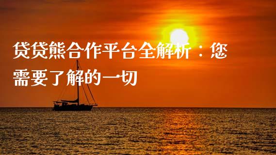 贷贷熊合作平台全解析：您需要了解的一切_https://cj001.lansai.wang_理财问答_第1张