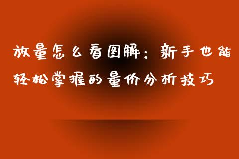 放量怎么看图解：新手也能轻松掌握的量价分析技巧_https://cj001.lansai.wang_金融问答_第1张