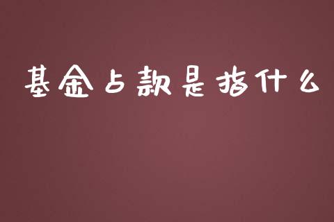 基金占款是指什么_https://cj001.lansai.wang_理财问答_第1张