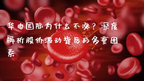 华电国际为什么不涨？深度解析股价波动背后的多重因素_https://cj001.lansai.wang_期货问答_第1张