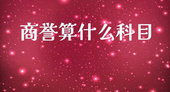 商誉算什么科目_https://cj001.lansai.wang_会计问答_第1张
