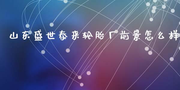 山东盛世泰来轮胎厂前景怎么样_https://cj001.lansai.wang_财经问答_第1张