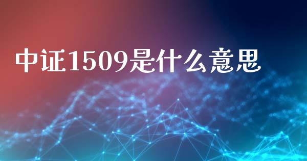 中证1509是什么意思_财经百问_第1张_财经百问网 中证1509是什么意思_https://cj001.lansai.wang_财经百问_第1张