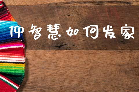 仰智慧如何发家_https://cj001.lansai.wang_财经百问_第1张