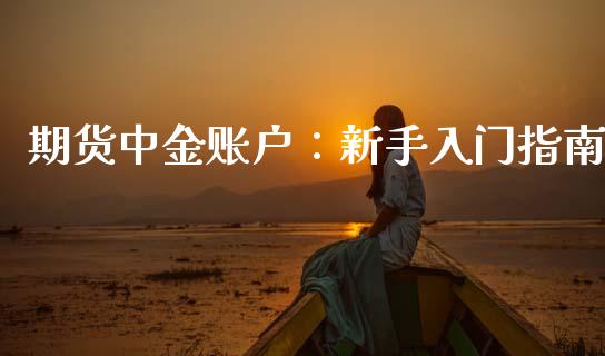期货中金账户：新手入门指南_https://cj001.lansai.wang_会计问答_第1张