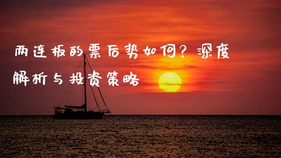 两连板的票后势如何？深度解析与投资策略_https://cj001.lansai.wang_会计问答_第1张
