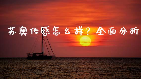 苏奥传感怎么样？全面分析_https://cj001.lansai.wang_财经问答_第1张
