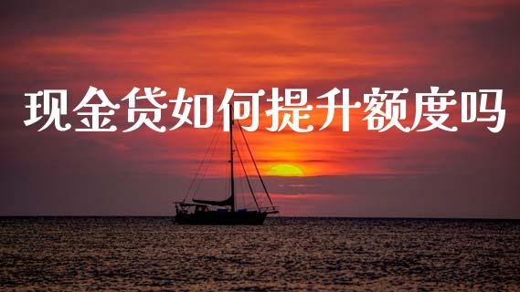 现金贷如何提升额度吗_https://cj001.lansai.wang_股市问答_第1张