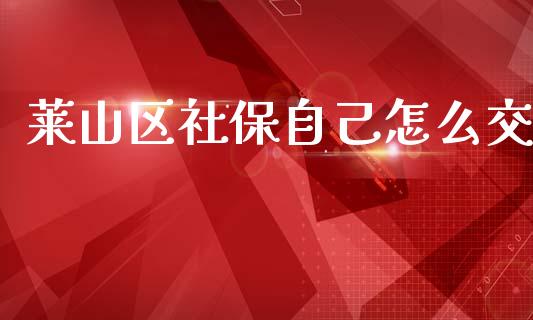 莱山区社保自己怎么交_https://cj001.lansai.wang_保险问答_第1张
