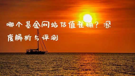 哪个基金网站估值准确？深度解析与评测_https://cj001.lansai.wang_会计问答_第1张