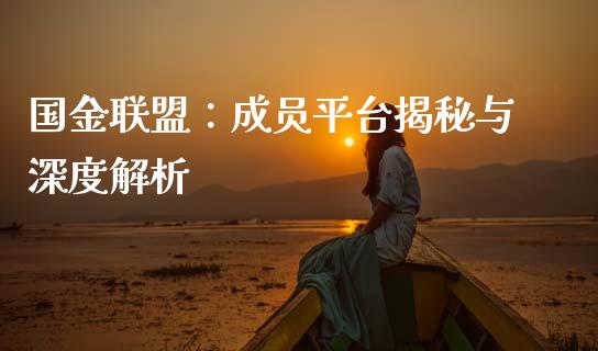 国金联盟：成员平台揭秘与深度解析_https://cj001.lansai.wang_股市问答_第1张