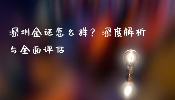 深圳金证怎么样？深度解析与全面评估_https://cj001.lansai.wang_金融问答_第1张