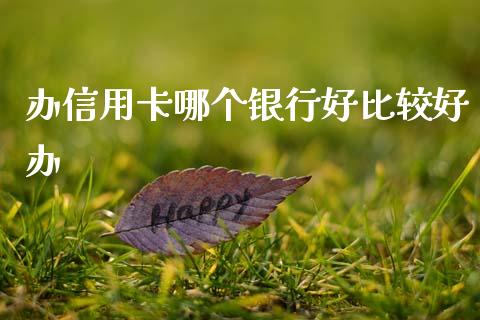 办信用卡哪个银行好比较好办_https://cj001.lansai.wang_财经问答_第1张